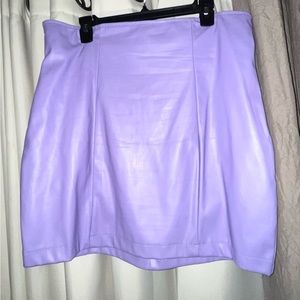 Tasha Lavender Mini Skirt